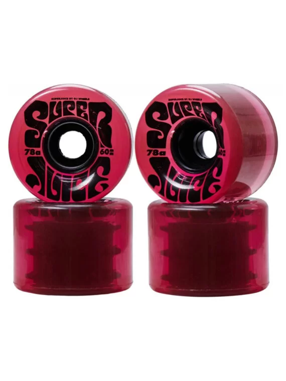 Cruiser Kolečka OJ Super Juice Trans Red 60mm 78a